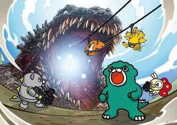 目指せカイジュウ王！
「ゴジラ迎撃作戦」僕たちカイジュウ王