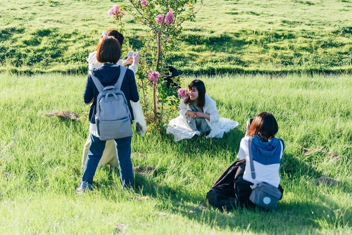 カメラガールズ 撮影会の様子