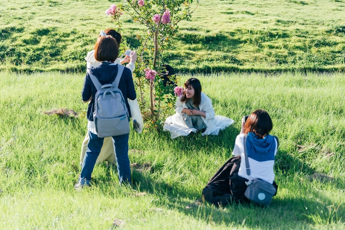 カメラガールズ 撮影会の様子