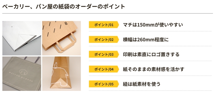 オーダーのポイント