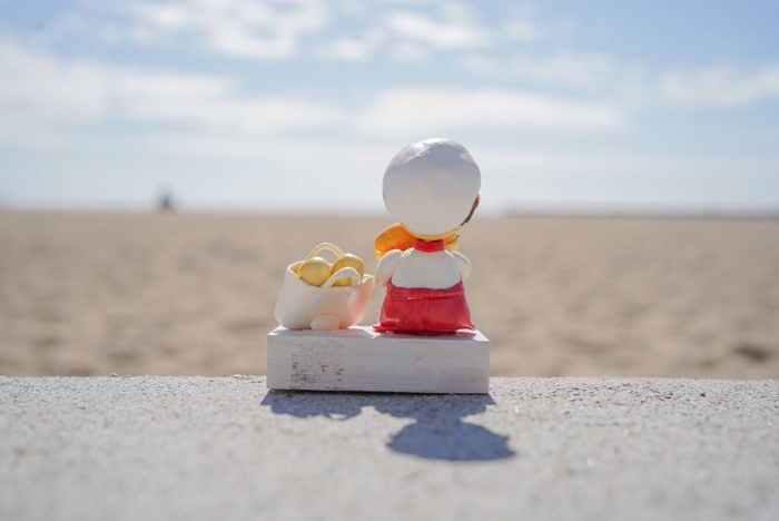 コッペちゃんin須磨海岸