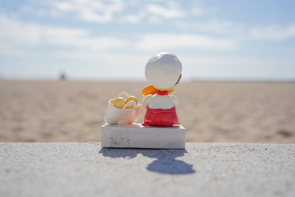 コッペちゃんin須磨海岸