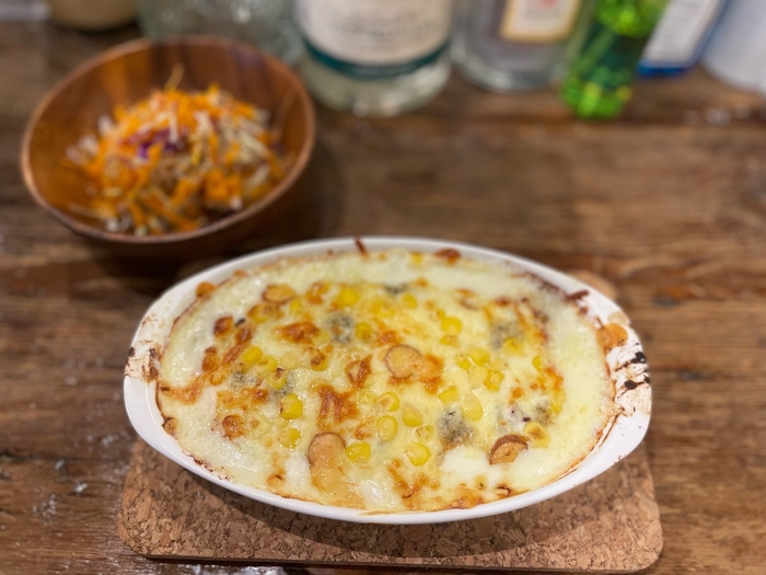 4種のチーズとスイートコーンのドリア