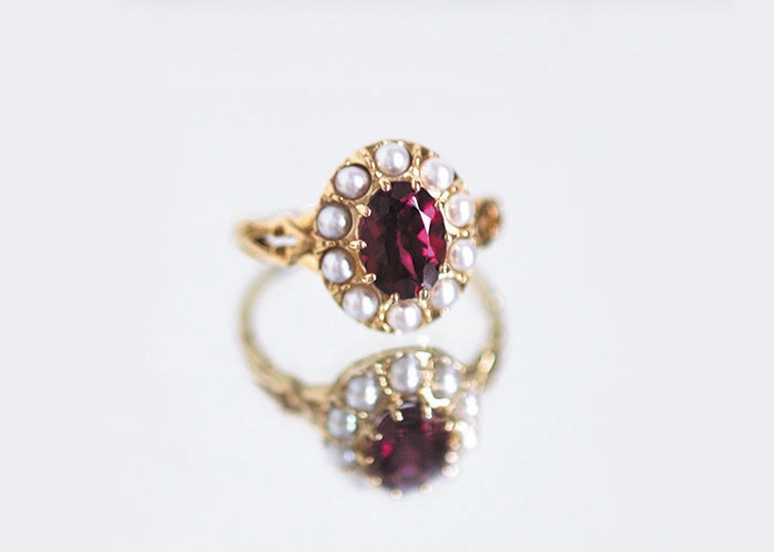 Melisande＜ロードライトガーネット＞