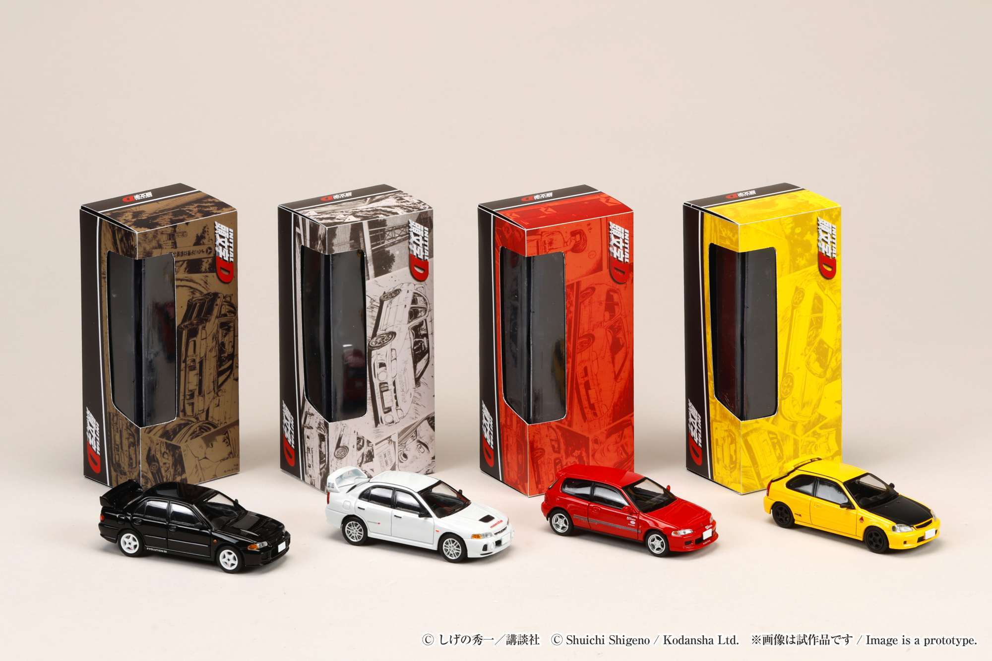 パラバリーデッキ　おまけつき 頭文字D 30周年を記念したディオラマセットシリーズの第二弾が