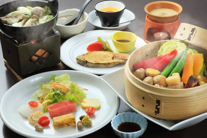 名水をテーマとする<お食事>