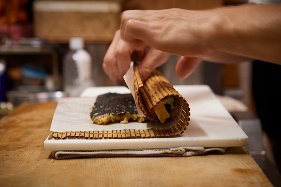 シャリ　裏巻き