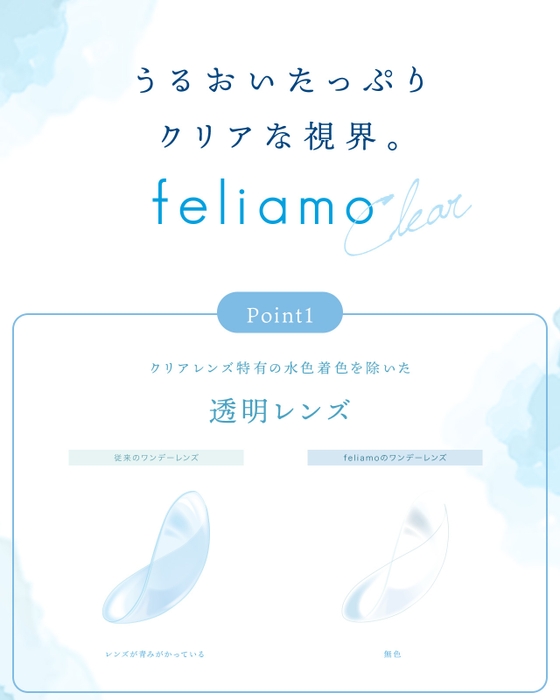 「feliamo Clear」特長1