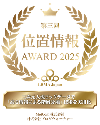第3回 位置情報アワード2025 最優秀賞を受賞