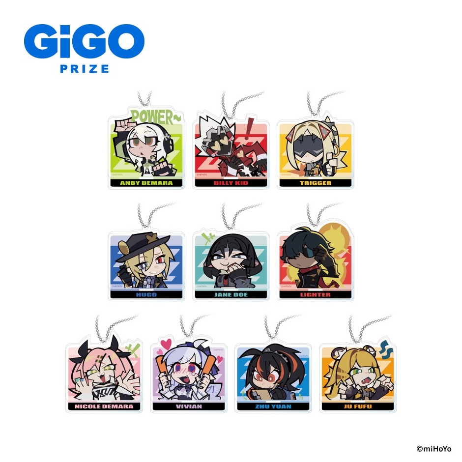 ▲スタンド付きデフォルメアクリル(全10種) 7/4(金)登場予定