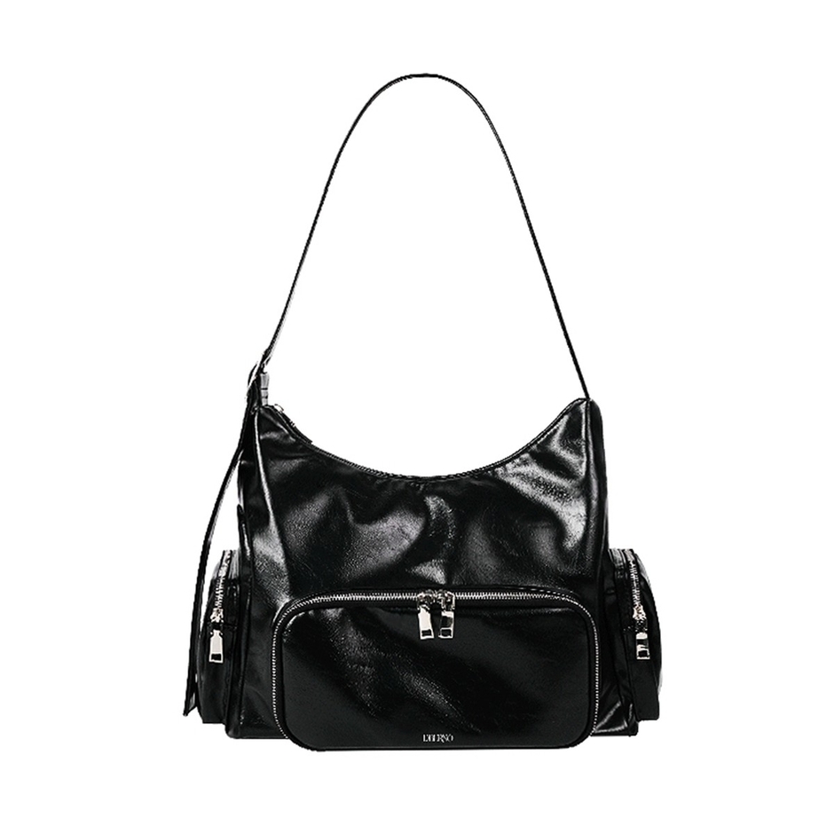  Artificial Leather Cooler Bag - black