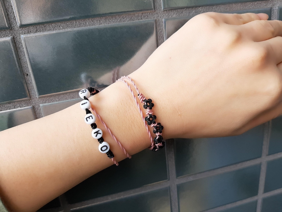 ブレスレット、アンクレットにも