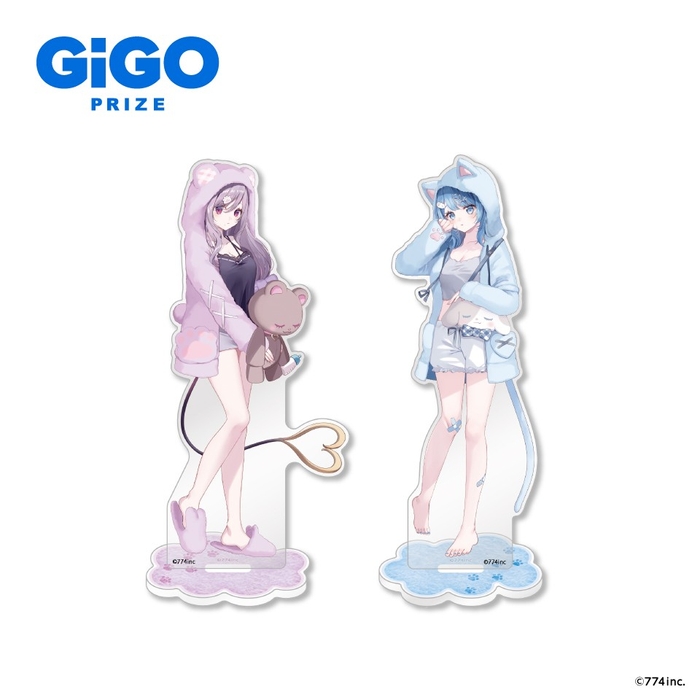 ななしいんくアクリルスタンド ~Good night、Fluffy girls~ ~GiGO限定~全2種