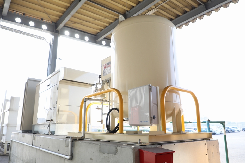 災害対応バルク(LPガスタンク)