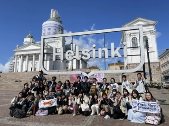 福岡県直方市中学生海外派遣事業「派遣団員報告会」　 ユメ二ティのおがたにて12月21日に開催