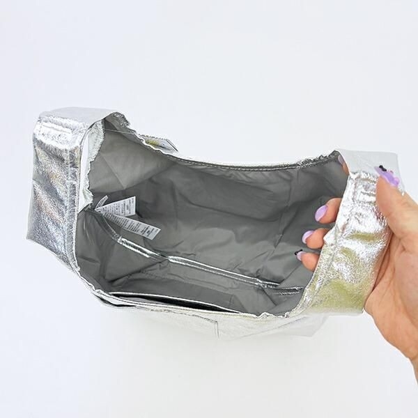 スヌーピーのメタリックバッグ