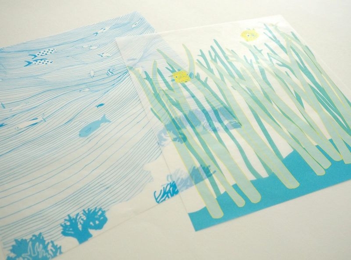 グラシンペーパー 「海」