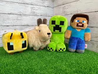 「マインクラフト」のぬいぐるみ新シリーズ 『ベーシックシリーズ』が9月9日(木)から順次販売開始