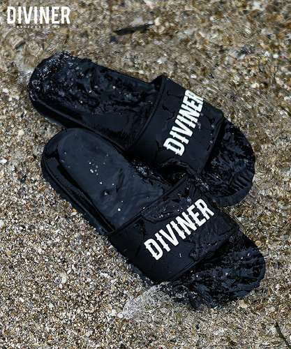 【OWNROOTS】 Unevenness Logo Shower Sandal