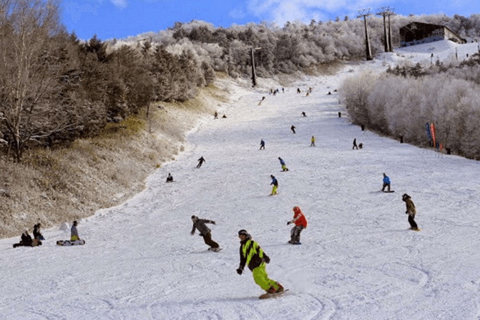 首都圏最大のスキー場「ハンターマウンテン」