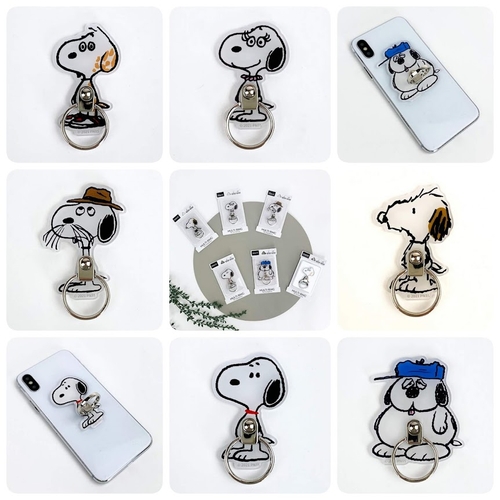 最強キュート ベーシックなスヌーピーのスマホリングを一気にご紹介 最大の防御は落とさないこと スヌーピー兄弟が勢ぞろいです Newscast