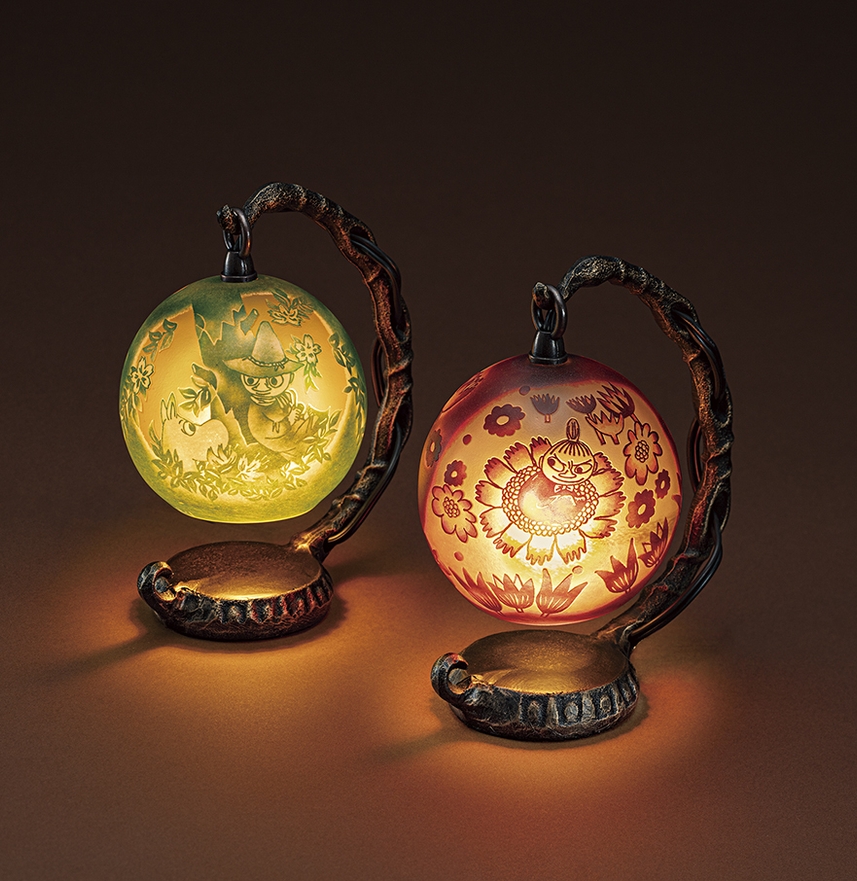 ムーミンガラスランプ