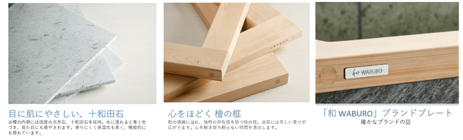 至高の厳選素材と「和 WABURO」
