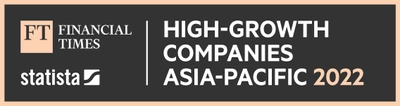 アジア太平洋地域における急成長企業ランキング 「High-Growth Companies Asia-Pacific 2022」で グローカルネットが通信部門第2位、総合69位にランクイン