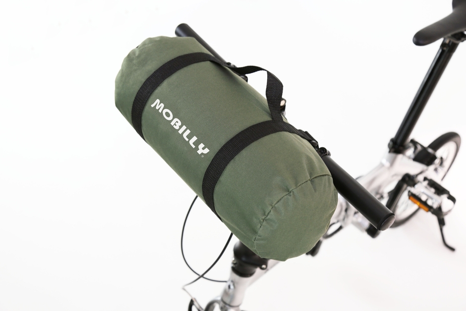 MOBILLY 20インチ収納バッグ ハンドル取り付けイメージ
