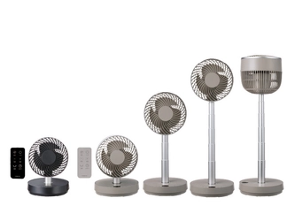 消費電力を前モデル比約80％に削減！ 「のび～るDCサーキュレーター」ブラックと 新色のグレージュカラーを2026年4月上旬に発売