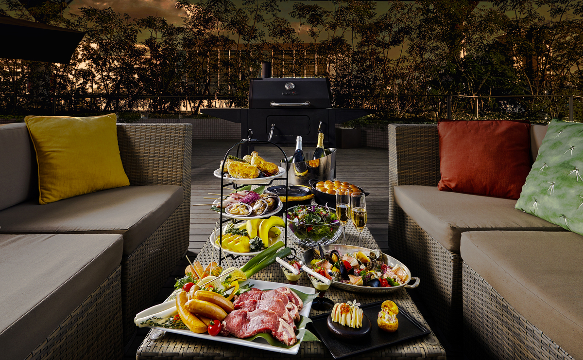 【ホテル アゴーラ リージェンシー 大阪堺】開放感抜群のテラスで本格的な炭火バーベキューを手ぶらで楽しめる「アゴーラBBQテラス2022」開催