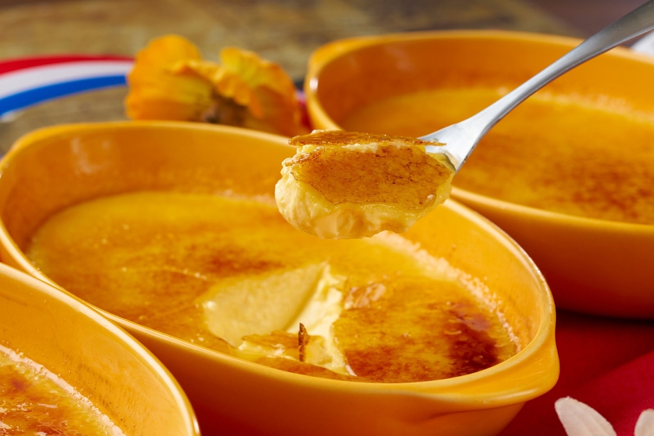 蔵王三十六景牛乳のクレームブリュレ(Premium ホテル壮観)