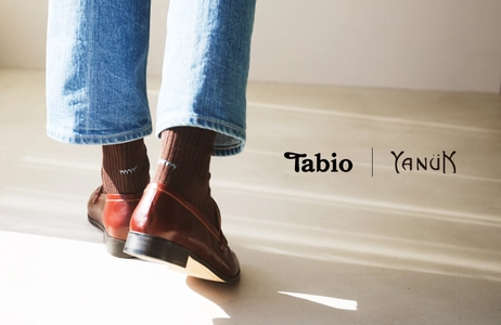 ソックスブランド「Tabio」とデニムブランド「YANUK」が 初のコラボレーションソックスを4月9日(木)に発売決定！
