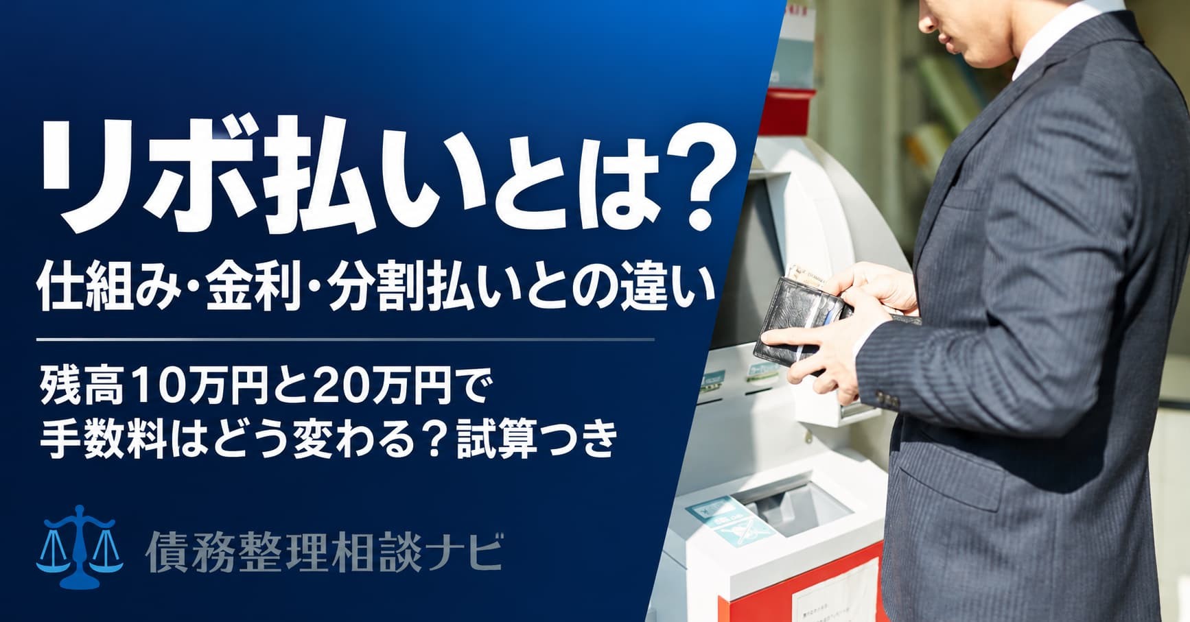 リボ払いは残高が2倍になると手数料は約4.2倍に——仕組み・金利・分割払いとの違いを試算つきで整理した解説記事を公開