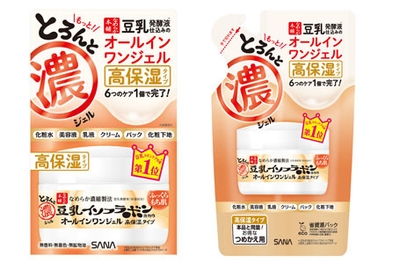 なめらか本舗 とろんと濃ジェル エンリッチ、同 つめかえ用