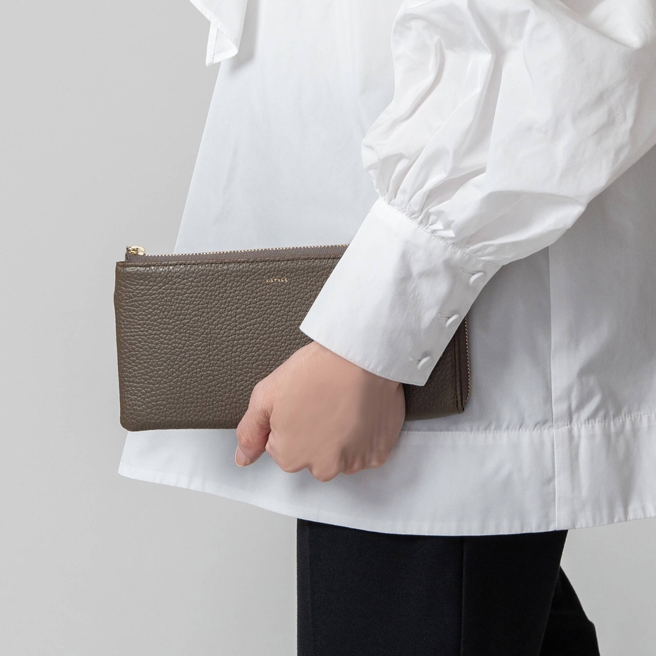 Y-STYLE薄型ロングウォレット(カラー:チャコール)