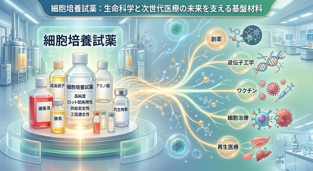 細胞培養試薬市場分析レポート：2026年2557百万米ドル規模、成長率10.1%推移