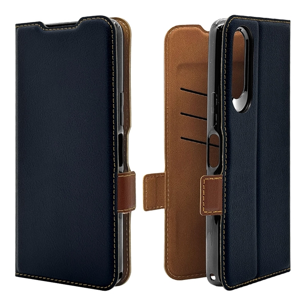 ネイビー×ブラウン