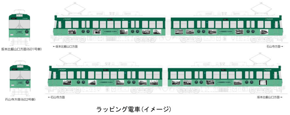 ラッピング電車(イメージ)