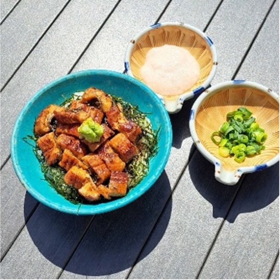 ミニうなとろろ丼