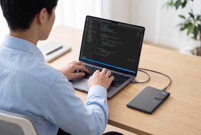 PD65W対応で、ノートPCの充電も可能