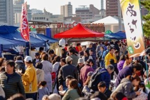 来客者がたくさん