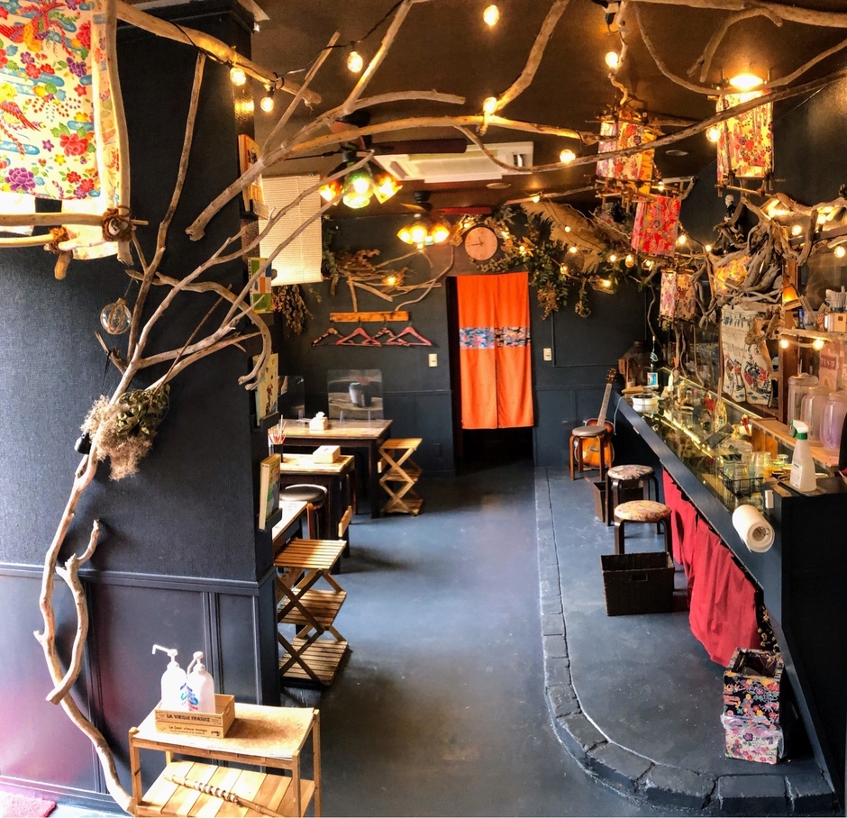 店内図 テーブル俯瞰