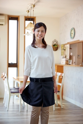 エプロン装着イメージ