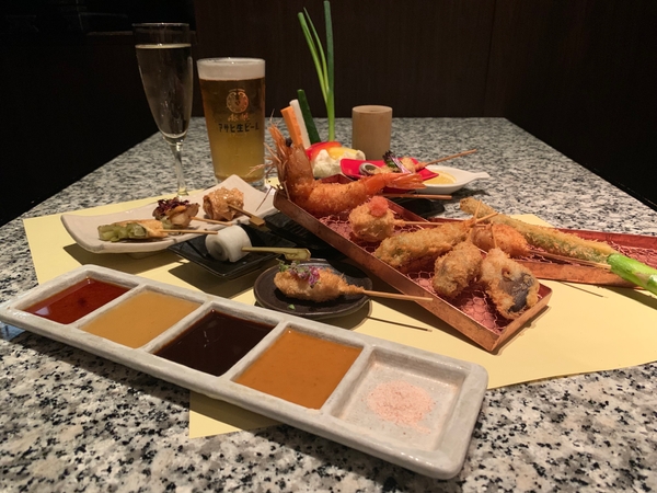 串あげもの 旬s おまかせ15本と飲み放題セットプラン