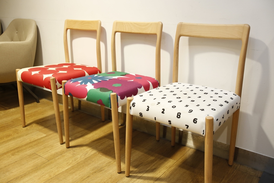 MOMOテラス_京都発テキスタイルブランド『SOU・SOU(ソウソウ)』の生地を使用したチェア