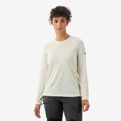 登山・トレッキング レディース Tシャツ 長袖 メリノウール 消臭