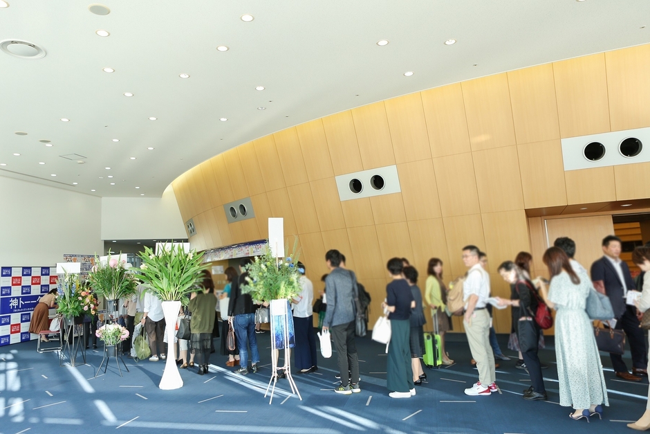講演会後のサイン会