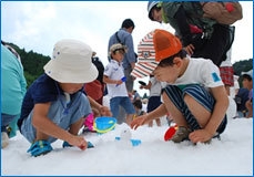 「真夏の雪まつり」 開催時の様子