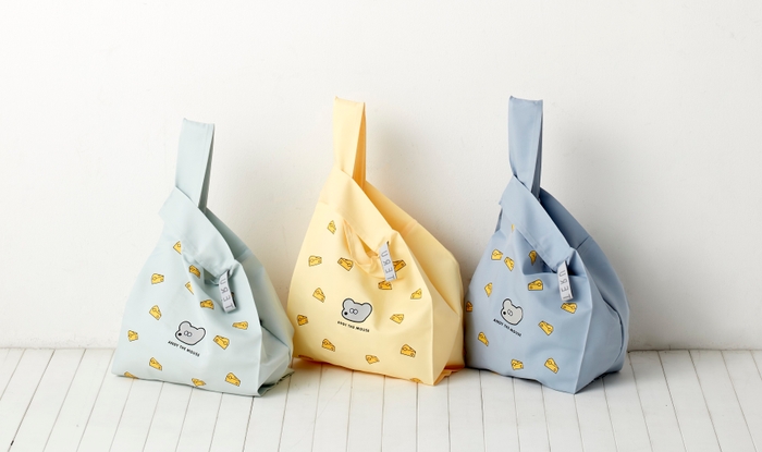 クルリトデイリーバッグ 総柄チーズ カラー種類